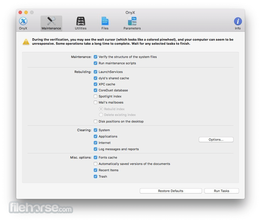 Older Version Of Onyx For Mac 10.11.6 Download